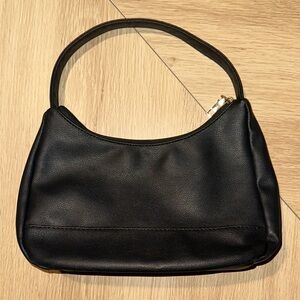 Nordstrom BP Black Faux Leather Shoulder Bag